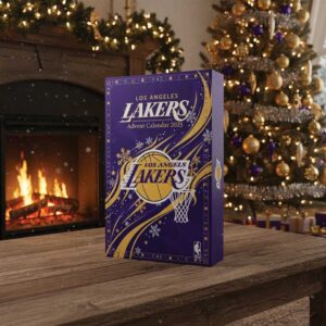 Los Angeles Lakers Christmas Advent Calendar 24 Charms