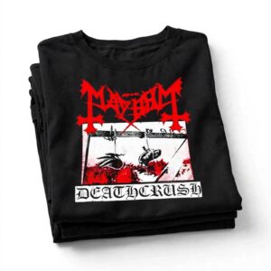Mayhem Deathcrush Band Logo Black Metal shirt