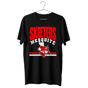 Mesquite Skeeters Distressed Logo minor league baseball shirt
