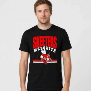 Mesquite Skeeters Distressed Logo minor league baseball shirt