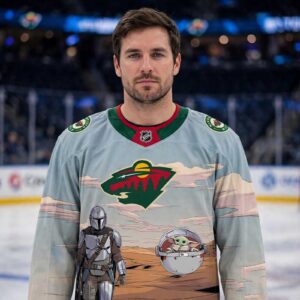 Minnesota Wild Star Wars Night 2026 Grogu Game Custom Hockey Jersey