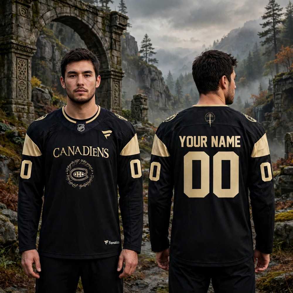 Montreal Canadiens 2026 The Lord of The Rings 25th Anniversary Custom Jersey Montreal Canadiens 2026 The Lord of The Rings 25th Anniversary Custom Jersey