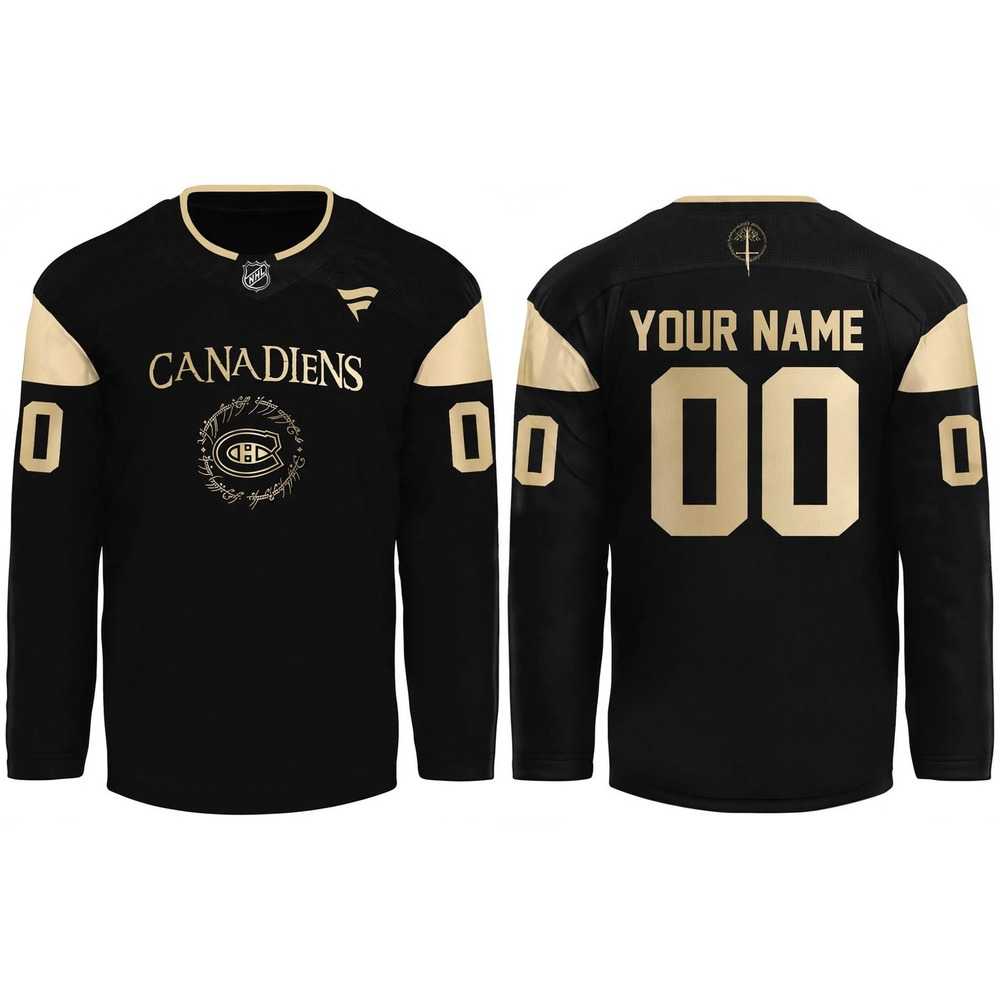 Montreal Canadiens 2026 The Lord of The Rings 25th Anniversary Custom Jersey Montreal Canadiens 2026 The Lord of The Rings 25th Anniversary Custom Jersey