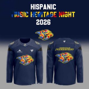 Nashville Predators Hispanic Music Heritage Night Custom Hockey Jersey