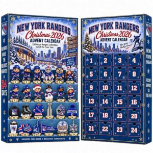 New York Rangers Christmas 2026 Advent Calendar 24 Charms