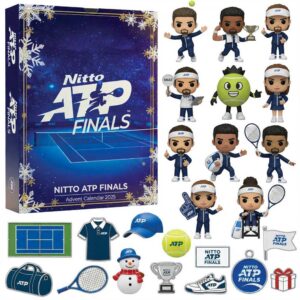 Nitto Atp Finals Advent Calendar 24 Charms 2026 Tennis Christmas Countdown Gift