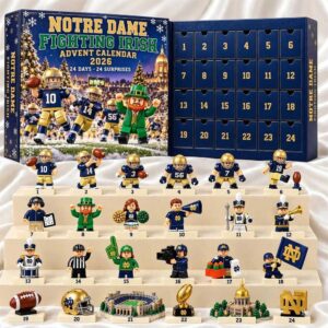 Notre Dame Fighting Irish 2026 Christmas Football Advent Calendar 24 Charms