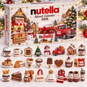 Nutella 2026 24 Days Of Sweet Surprises Advent Calendar 24 Charms