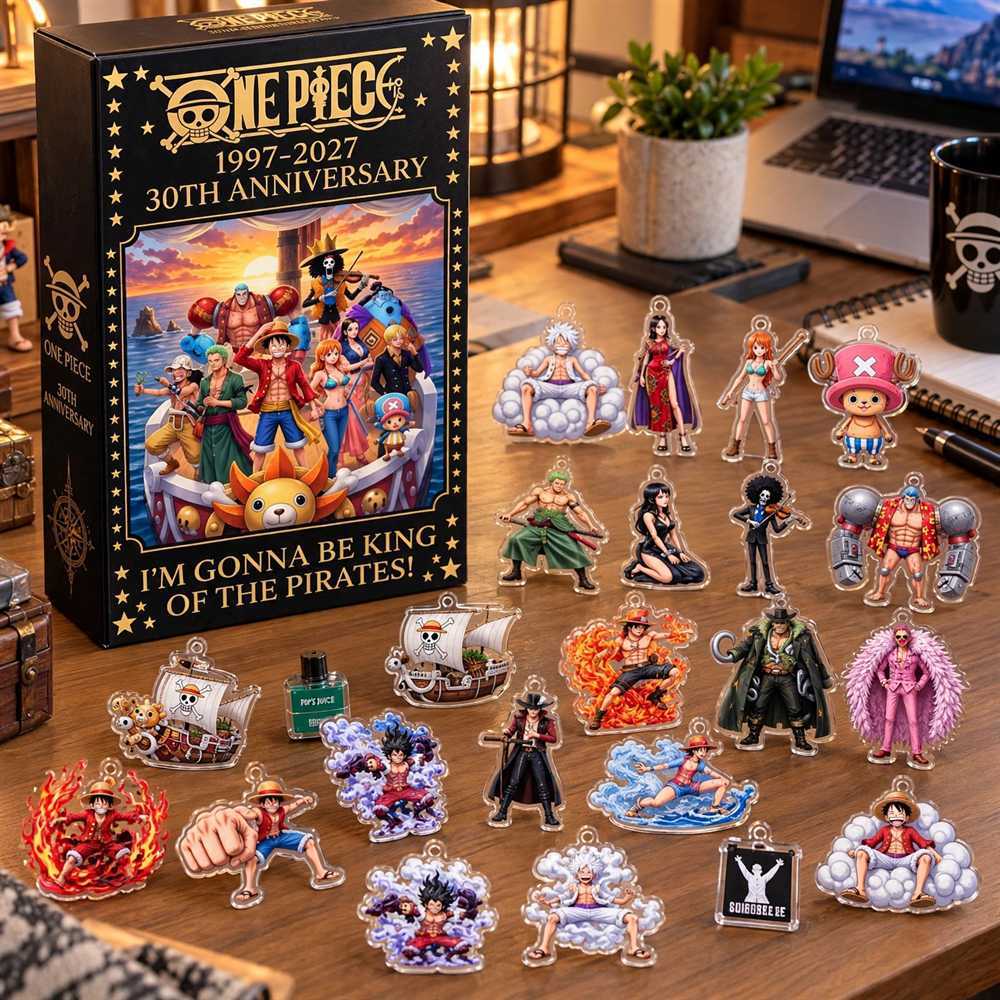 One Piece 30th Anniversary Advent Calendar 24 Charms One Piece 30th Anniversary Advent Calendar 24 Charms