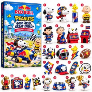 Peanuts Snoopy X Red Bull 2026 Advent Calendar 24 Charms
