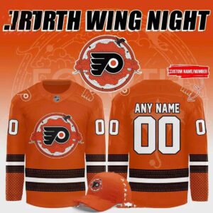 Philadelphia Flyers Fourth Wing Night 2026 Personalized Hockey Jersey