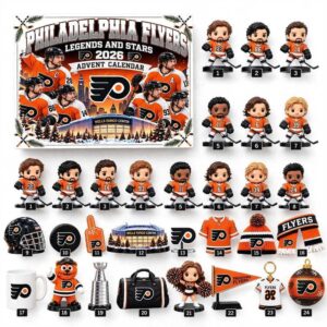 Philadelphia Flyers Legends And Stars 2026 Advent Calendar 24 Charms