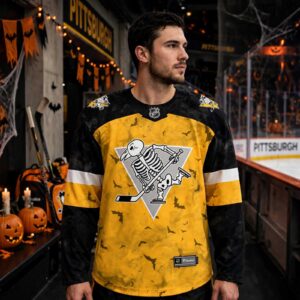 Pittsburgh Penguins 2026 Happy Halloween Hockey Game Night Personalized Jersey
