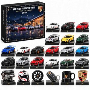 Porsche 2026 Advent Calendar 24 Charms