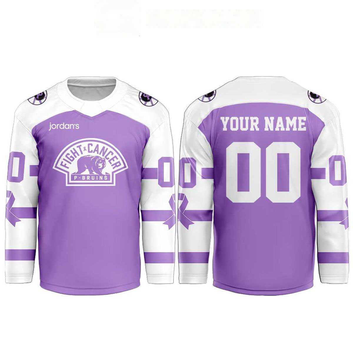 Providence Bruins Fight Cancer For This Season Hockey Jersey Providence Bruins Fight Cancer For This Season Hockey Jersey