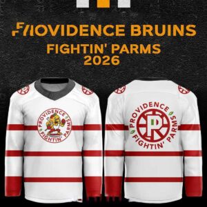 Providence Bruins Fightin Parms 2026 Game Night Custom Hockey Jersey