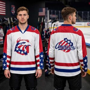 Rochester Americans 2026 America250 Night Personalized Hockey Jersey