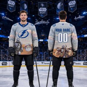 Tampa Bay Lightning Star Wars Night 2026 Grogu Game Personalized Hockey Jersey