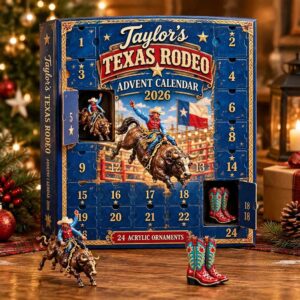 Texas Rodeo 2026 Custom Advent Calendar 24 Charms