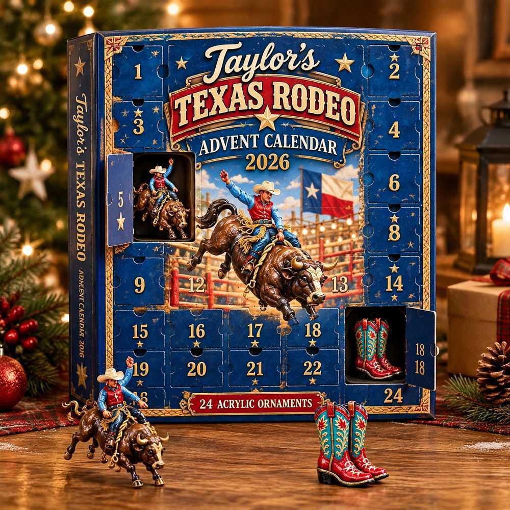 Texas Rodeo 2026 Custom Advent Calendar 24 Charms Texas Rodeo 2026 Custom Advent Calendar 24 Charms