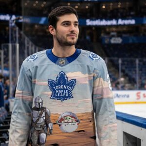 Toronto Maple Leafs Star Wars Night 2026 Grogu Game Personalized Hockey Jersey