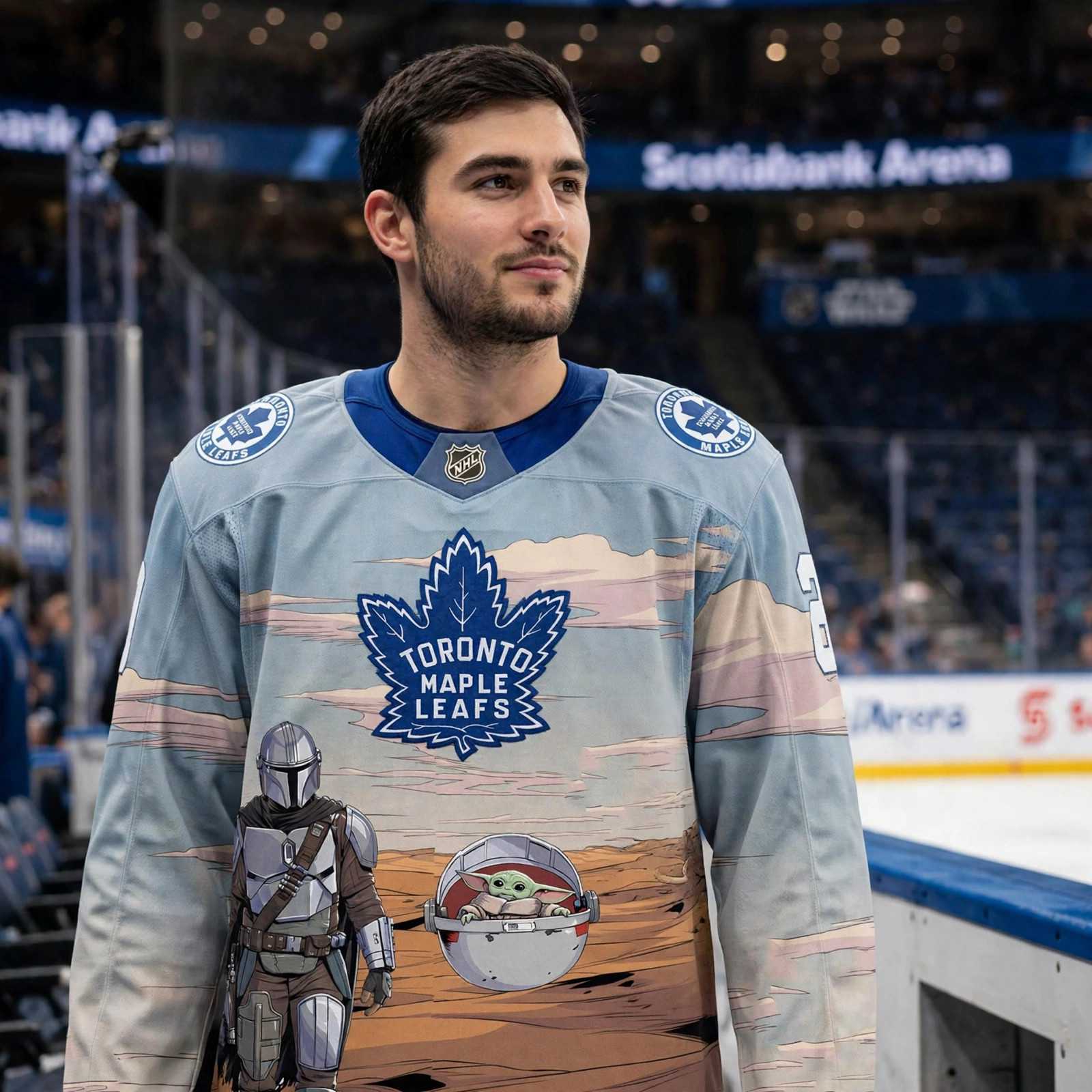 Toronto Maple Leafs Star Wars Night 2026 Grogu Game Personalized Hockey Jersey Toronto Maple Leafs Star Wars Night 2026 Grogu Game Personalized Hockey Jersey