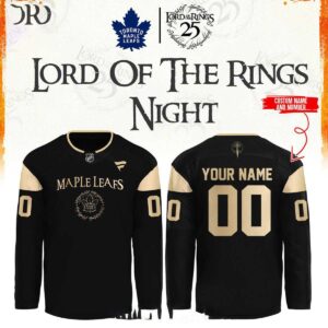 Toronto Maple Leafs T2026 The Lord of The Rings 25th Anniversary Custom Jersey