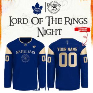 Toronto Maple Leafs T2026 The Lord of The Rings 25th Anniversary Custom Jersey