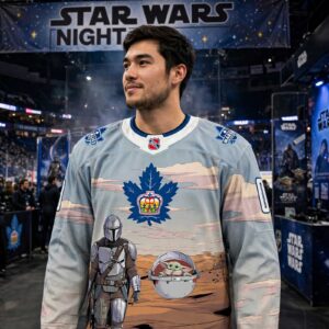 Toronto Marlies Star Wars 2026 Grogu And Baby Yoda Personalized Hockey Jersey