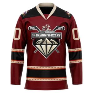 Tucson Roadrunners 10th Anniversary 2026 Hockey Jersey