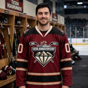 Tucson Roadrunners 10th Anniversary 2026 Hockey Jersey