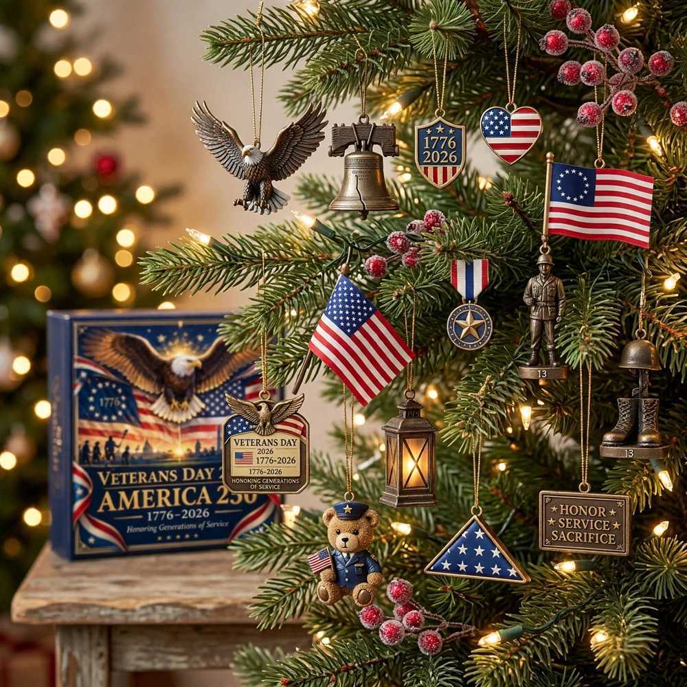 United States Veterans Day America 250th Anniversary 2026 Advent Calendar 24 Charms United States Veterans Day America 250th Anniversary 2026 Advent Calendar 24 Charms