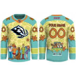 Utah Mammoth 2026 Scooby Doo Adventure Night Custom Jersey