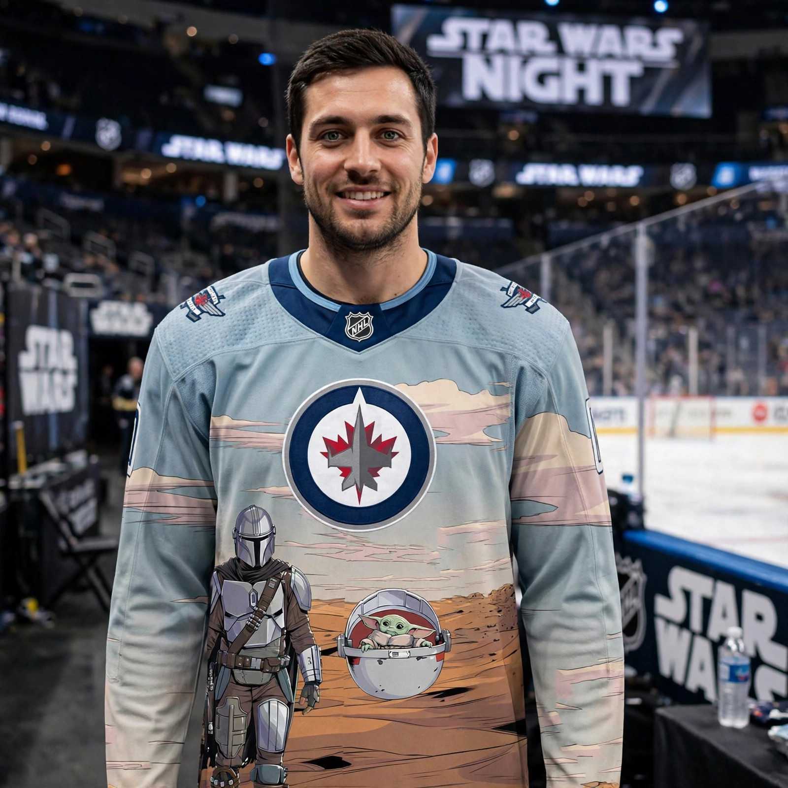 Winnipeg Jets Star Wars Night 2026 Grogu Game Personalized Hockey Jersey Winnipeg Jets Star Wars Night 2026 Grogu Game Personalized Hockey Jersey