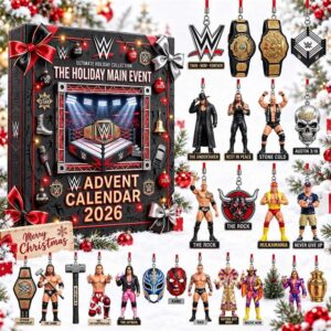 Wwe The Holiday Main Event 2026 Advent Calendar 24 Charms